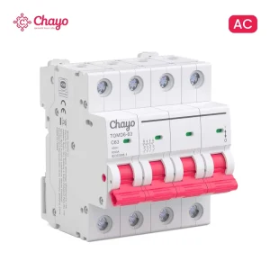 4P Mini Circuit Breaker with CE Certificate 6ka 63a for Home factory commercial Application with Short Circuit protection