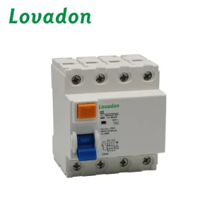 4P RCD 63A Frame 400V 10KA Breaking Capacity With CE ISO for Industrial Three Phase System