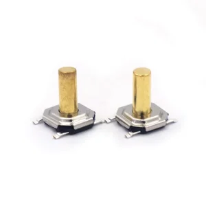 4x4mm SMD Tact Switch Waterproof Copper Button 4-Pin Micro Switch for LCD Medical Device Industrial Control Panel