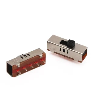 5-Pin Momentary Toggle Switch DP3T Contact Form Copper Material IP16 Protection 3-Way On-Off-On Precision Electrical Equipment