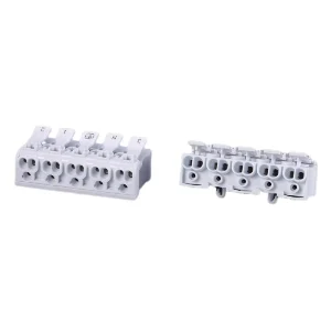 5 Pole 450V 24A Push Wire Connector Quick PA66 Material V2 Flame Retardant Terminal Blocks Model P02 5 9