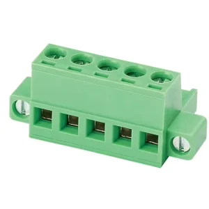 5.08mm Pluggable Terminal Block 5.0 Plug In Replace Phoenix Terminal with Fixing Screw Holes