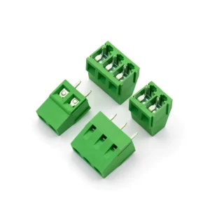 5.0mm 5.08mm Pitch KF128 PA66 Screw Terminal Block 2P-6P Connector Can Be Spliced 300V Rated Voltage PCB