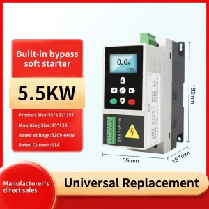 5.5-400KW Soft Starter Device Fan Cooling 380-440V for 30KW Induction Motor