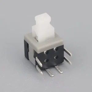 5.8*5.8 Switch With Lock Push Button Push Button On Off Switch 120V Miniature Push Button Switch