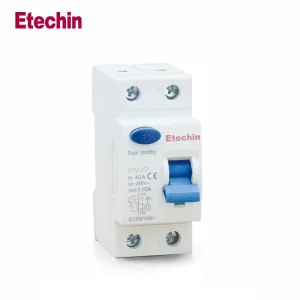 50/60Hz Residual Current Circuit Breaker 2/4 Pole Earth Leakage RCCB with 10kA Breaking Capacity 25A-63A