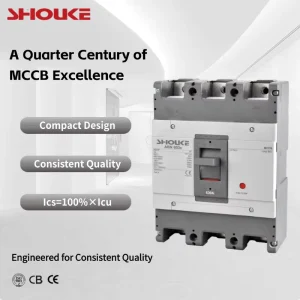 500A 600A 630A MCCB ABN603c Molded Case Circuit Breaker Low Voltage Products