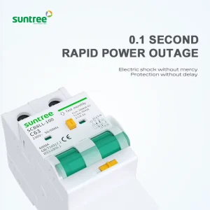 500V Miniature Breakers (MCB) 2 Pole Breakers for Solar 30 Amp 50/60HZ