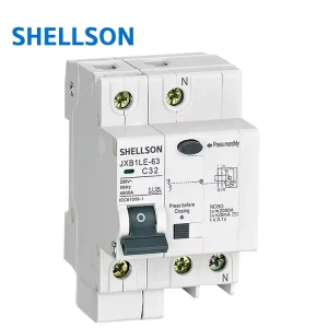 50A 63 White Residual Protection RCBO Electric Circuit Breaker Miniature Circuit Breaker with High Breaking Capacity