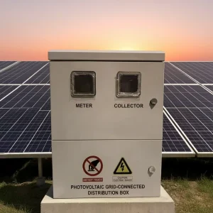 50KW 380V IP54 Galvanized Steel Photovoltaic Grid-Tie Distribution Cabinet Solar Power Grid Connection Box Copper