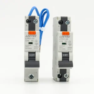 50amp 1 Pole Rcbo Residual Current Breaker with Overcurrent protection