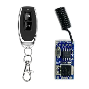 5~12 Volt Miniature Wireless Switch Controller Battery Power Led01 Small Module Power on and off Stage Lights