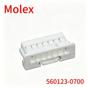 560123-0700 2.00mm Pitch Wire-to-Board Connector Housing 7 Circuits White PBT