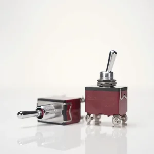 5A Automotive Toggle Switch 120VAC SPST Chrome Lever Waterproof Base For Car Truck Dashboard Modification