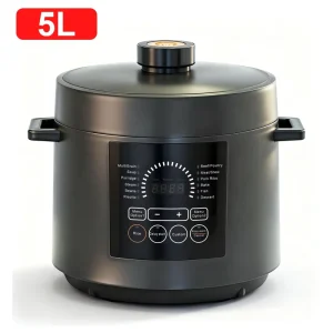 5L 6L Electric Pressure Cooker and Slow Cooker 12 in 1 Multifunction Digital Smart with Non Stick Inner Pot for Home
