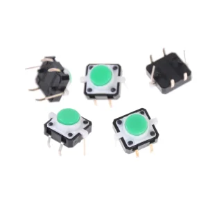 5Pcs 6*6*8.4mm Through Hole Micro Push Button Tactile Momentary Switch With LED Sample Green Yellow Red White Blu