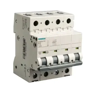 5SY6 Series MCB Miniature Circuit Breaker B-Type 6KA Polycarbonate 1P+N 2P 3P 3P+N 4P 230V/400V 50/60Hz