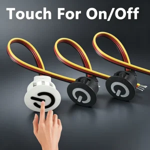 5V/1V/24V Touch Control On/Off for Lighting Dimming DIY Desk Lamp Lighting Button 10mm 13mm 16mm Hole