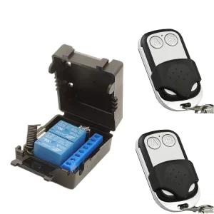 6 30V 2 Channel Single Wireless Remote Control Switch Door Motor Smart Home LED Lighting Control System with Delay Function