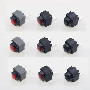 6*6*7.3mm Silent Mouse Micro Switch Mute Switch Can Replace a Rectangle Micro Switch 8 Million Lifetime