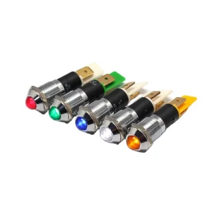 6 8 10 12 16 19 22mm Mini Led Indicator Lights Colorful Flush Panel Signal Lamp