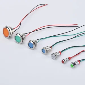 6/8/10/12/16/19mm LED Indicator Light Mini Panel Mount Signal Lamp Waterproof Metal Indicator Light