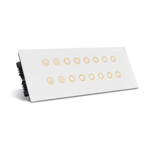6/8 Modular Tuya Home Automation ZigBee Remote Voice Control RGB Backlight Smart 12Gang Light Switch & Scene Switch