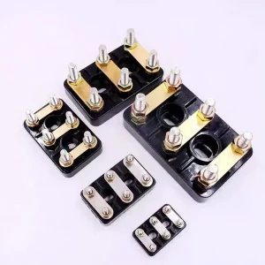 6 Bolts Electric Motor Terminal Board M4 M5 M6 Brass Screw Terminal Connector Plate for Water Pump and Electric Motor