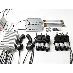 6-function Wired Remote Control for Heavy Equipment with 12V/24V Dual Hall Electromagnetic Clutch Motor with Cross Controller