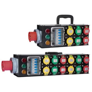 6-way 12-way Stage LED Power Supply Power Distribution Box 3 Phase Electrical Power Distro for Live Sound