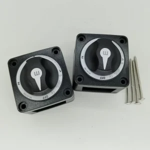 6006200 6008200 6010200 6011200 6007200 New HM Black Dual Circuit Battery Disconnect Switch for Car RV Marine Boat
