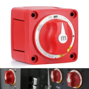 6011 M Series 12 48V 300A Mini Dual Circuit Plus Battery Switch RV Car Boat Battery Selector 4 Position Isolator Disconnect