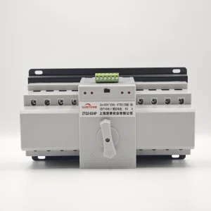 63 4P Automatic Transfer Switch ATS Dual Power 400V CB Class for Solar System
