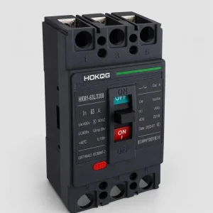 63 Amp 3 Pole Moulded Case Circuit Breaker MCCB with CE Certificate