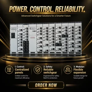 6300A LV Switchgear Cabinet Electric Panels Power Distribution Box IP42 Rated 380V 690V Industrial Indoor Use