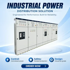 6300A LV Switchgear Cabinet Electric Panels Power Distribution Box IP42 Rated 380V 690V Industrial Indoor Use