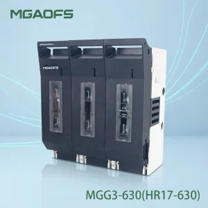 630A 3 Pole Fuse Isolator Switch NH3 NT3 Compatible Fusible Disconnector for Industrial Transformer Substation