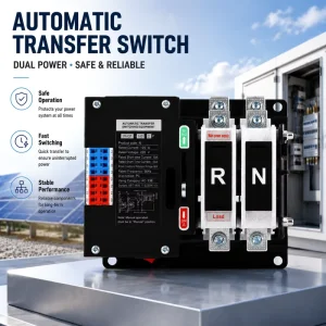 630A Automatic Mains Failure ATS Switch Dual Power Transfer Switch for Industrial Emergency Backup Power System