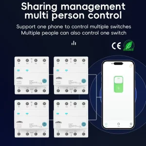 63A 3P+N Tuya WiFi Smart MCB 3 Relays Cut Off L Remote Timer Countdown Cycle Timing Voice Control AC 3x110V 3x230V