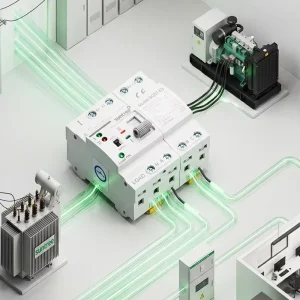 63A 4P Professional Grade Automatic Transfer Switch (ATS) Generator Changeover Switch With Smart Controls