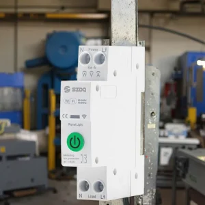 63A WiFi Smart Mini Plastic MCB Circuit Breaker Industrial Household Use Current Voltage Protection Power Metering Wireless