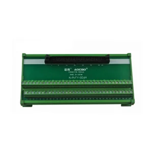 64-pin MIL Connector Terminal Block Module DIN Rail Mount Screw Terminal Interface Board for PLC I/O