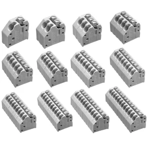 645 Series Terminal Block Push Button Pin Pitch 3.5mm 2-Pole Connector 645-1302 Lighting Fixtures Polyamide 66 300V 5A