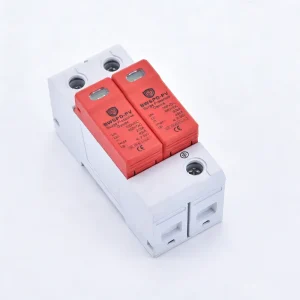 650V 20kA 40kA 2P AD AC Surge Protector Arrester T2 Lightning Protection Device for Solar System Industrial Use