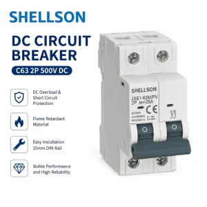 6A 10A 16A 20A 25A 32A 40A 50A 63A Electrical Circuit Breaker Low Voltage Circuit Breaker Miniature Circuit Breaker