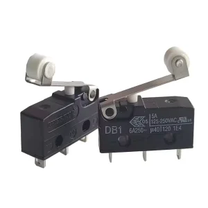 6A 12VDC Micro Switch DB1C-A1RC Roller Lever SPDT Solder Miniature On-Off DB1 For ZF ELECTRONICS