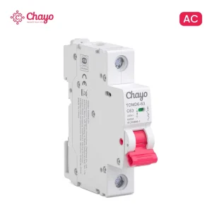 6KA AC DIN Rail MCB with CE 1P Miniature Circuit Breakers 6 63A Curve C OEM ODM Customize for B2B Commercial Building