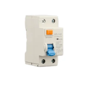 6KA PA66 Material CE Certified IP65 Protection Miniature Circuit Breaker HTL1-63 for Low Voltage Rail Installation