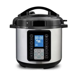 6L Electric Pressure Cooker 10 in 1 Rice Cooker Hot Pot Multifunctional Soup Slow Cooker with Tempered Glass Lid