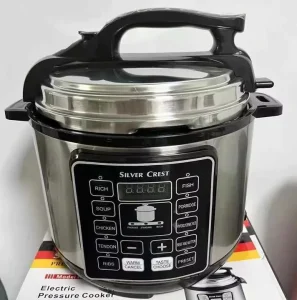 6L Smart Electric Pressure Cooker LED Display 10 in 1 Stainless Steel Housing 1000W A+ Energy Efficient Household Use